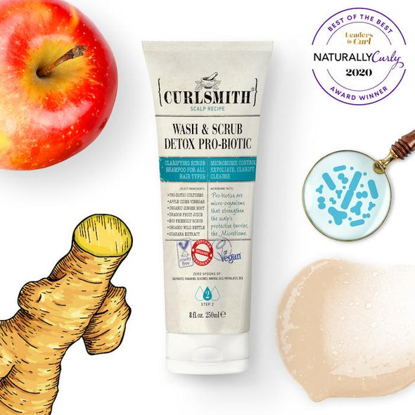 Curlsmith - Wash & Scrub Detox Pro-Biotic